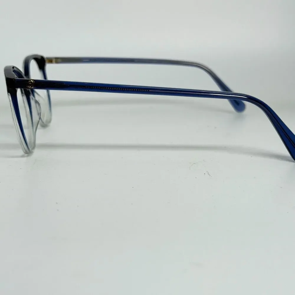 GUCCI‎ GG0560O 004 Dark Blue Clear Eyeglasses Frames Full Rim 51-16-140 H19365